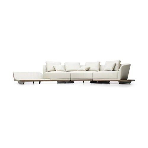 BK Collection Mondrian Leather Sectional Sofa 9212