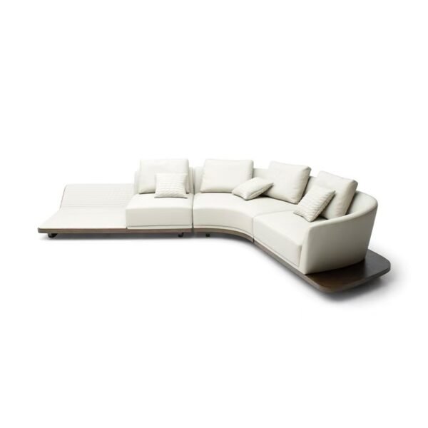 BK Collection Mondrian Leather Sectional Sofa 9212