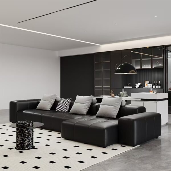 Pixel Corner Leather Sofa SF0279