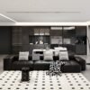 Pixel Corner Leather Sofa SF0279