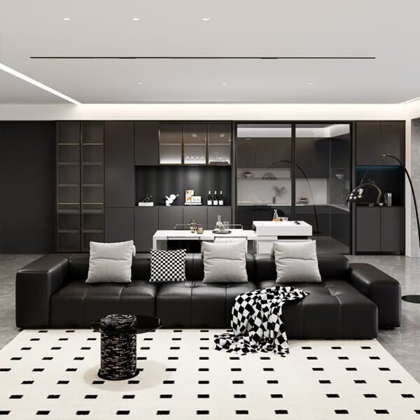 Pixel Corner Leather Sofa SF0279