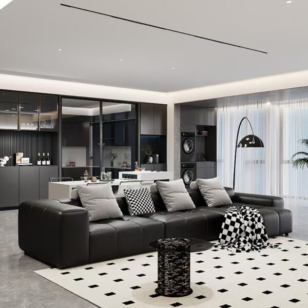 Pixel Corner Leather Sofa SF0279