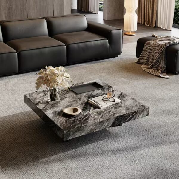 Venice Brown Natural Stone Coffee Table