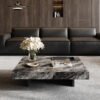 Venice Brown Natural Stone Coffee Table