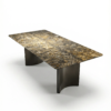 Platinum Diamond Luxury Stone Dining Table