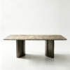 Platinum Diamond Luxury Stone Dining Table
