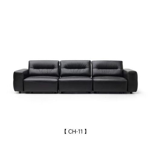 Three-Module Power Leather SofaGSF0344A
