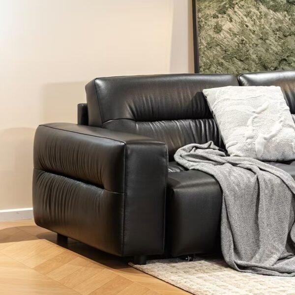 Three-Module Power Leather SofaGSF0344A