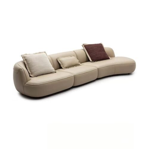 Cloud Bay Modular Full-Leather Sofa SF0378