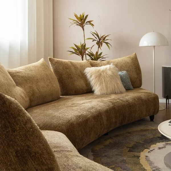 eteor Collection Steel-Frame Petal Fabric Sofa SF0382