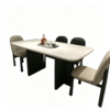 Yutu Natural Travertine Rectangular Dining Table