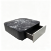 Black Rose Microcrystalline Stone Coffee Table Set