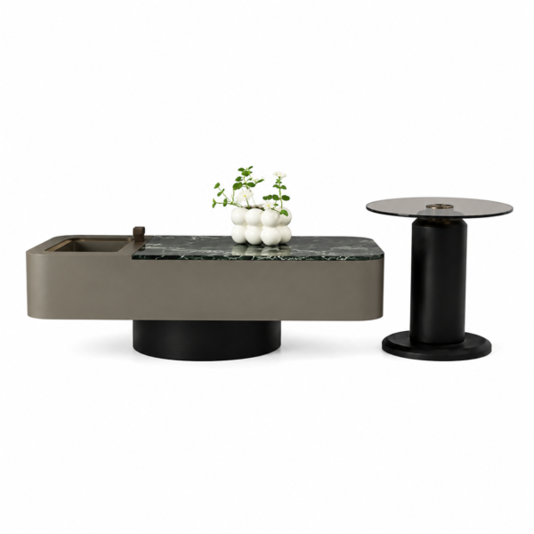 Napa Green Natural Stone Coffee Table Set
