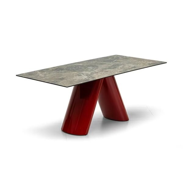 Flame Mountain Sintered Stone Dining Table