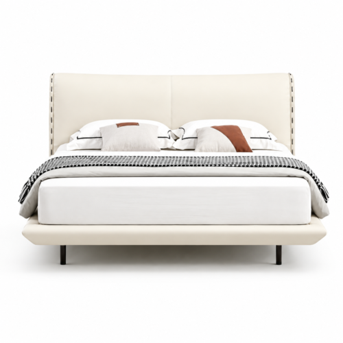 61158-1 Modern Leather Upholstered Bed LC-P61158-A