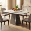 Castel White 5-in-1 Functional Dining Table