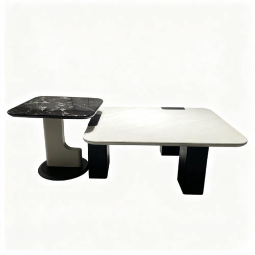 6332A-02 Microcrystalline Stone Coffee Table Set