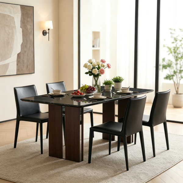 Starlit Galaxy Natural Stone Dining Table