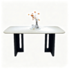 Yutu Natural Travertine Rectangular Dining Table