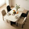 Yutu Natural Travertine Rectangular Dining Table