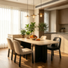 Yutu Natural Travertine Rectangular Dining Table
