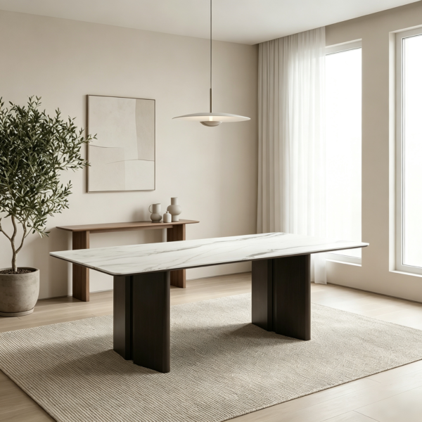 Blue Mosa Natural Stone Dining Table
