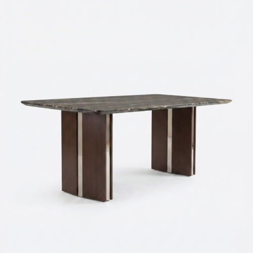 6615-4 Starlit Galaxy Natural Stone Dining Table