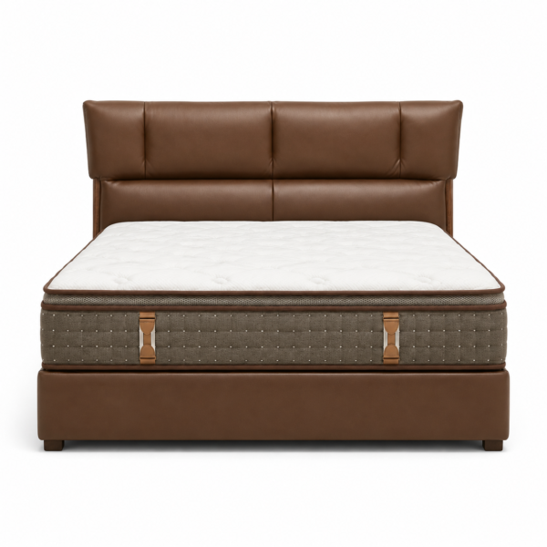 Modern Leather Upholstered Bed LCQB-P68296-A