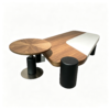 Irregular Coffee Table & Side Table Set