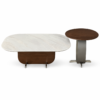Royal Jade Stone Coffee Table Set