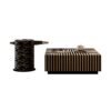 Zebra Stripe Coffee Table Set