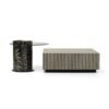 Zebra Stripe Coffee Table Set