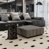 Zebra Stripe Coffee Table Set
