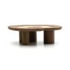 Decorative Inlay Walnut Coffee Table