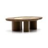 Decorative Inlay Walnut Coffee Table
