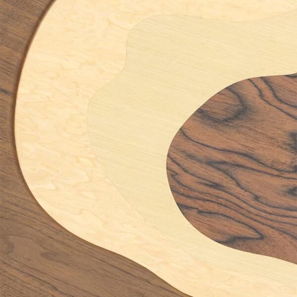 Decorative Inlay Walnut Coffee Table