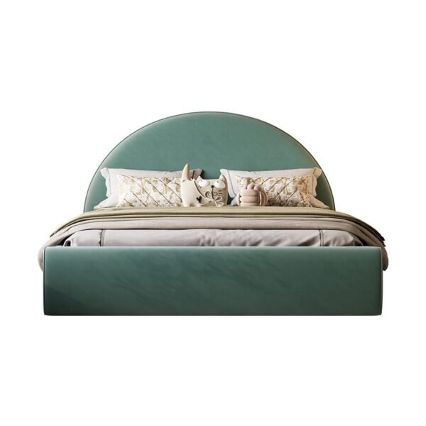 Half-Moon Upholstered Kids Bed C9090