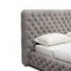 GZ Nubuck Leather Tufted Bed C9231