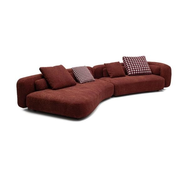 Bezier Curved Modular Fabric Sofa LS-B6F0371-Y