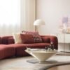 Bezier Curved Modular Fabric Sofa LS-B6F0371-Y
