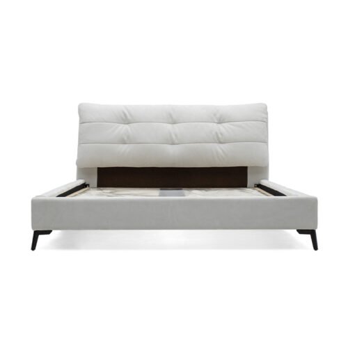 C9095-01 QJ Masha Collection Brushed Fabric Upholstered Bed C9095