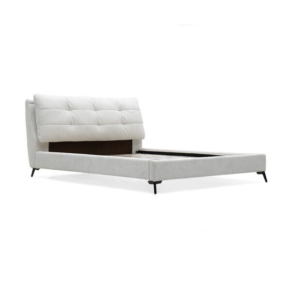 QJ Masha Collection Brushed Fabric Upholstered Bed C9095