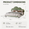 Cloud Kids Upholstered Bed C9133