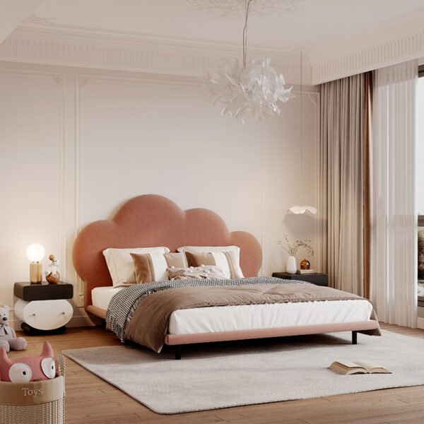 Cloud Kids Upholstered Bed C9133