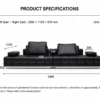 Minimalist Modular Sofa GD901-B