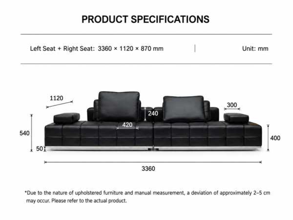 Minimalist Modular Sofa GD901-B
