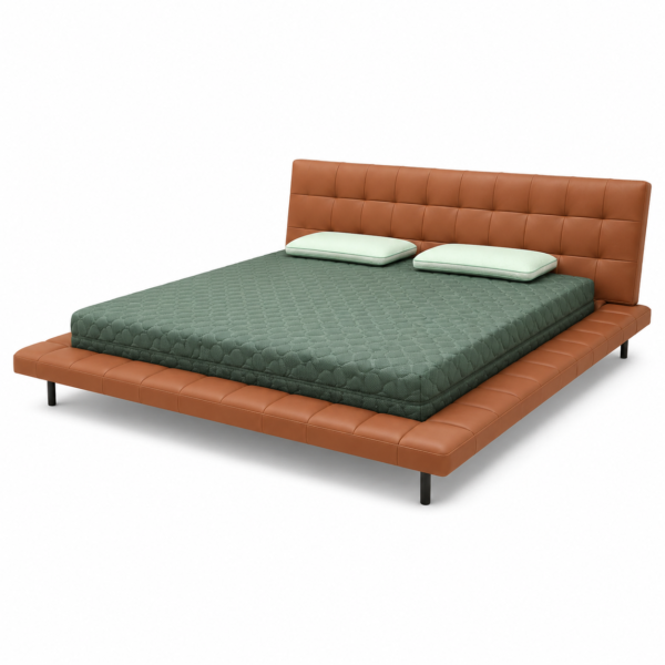 Onda Top-Grain Leather Floating Bed GDC-F-21