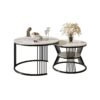Large & Small Round Coffee Table Set