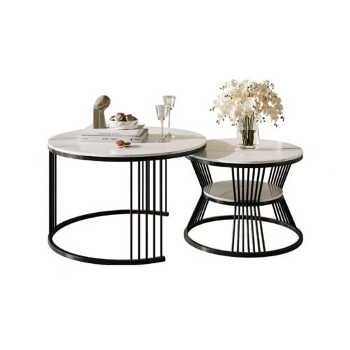 GZT7142-1 Large & Small Round Coffee Table Set