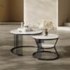 Large & Small Round Coffee Table Set